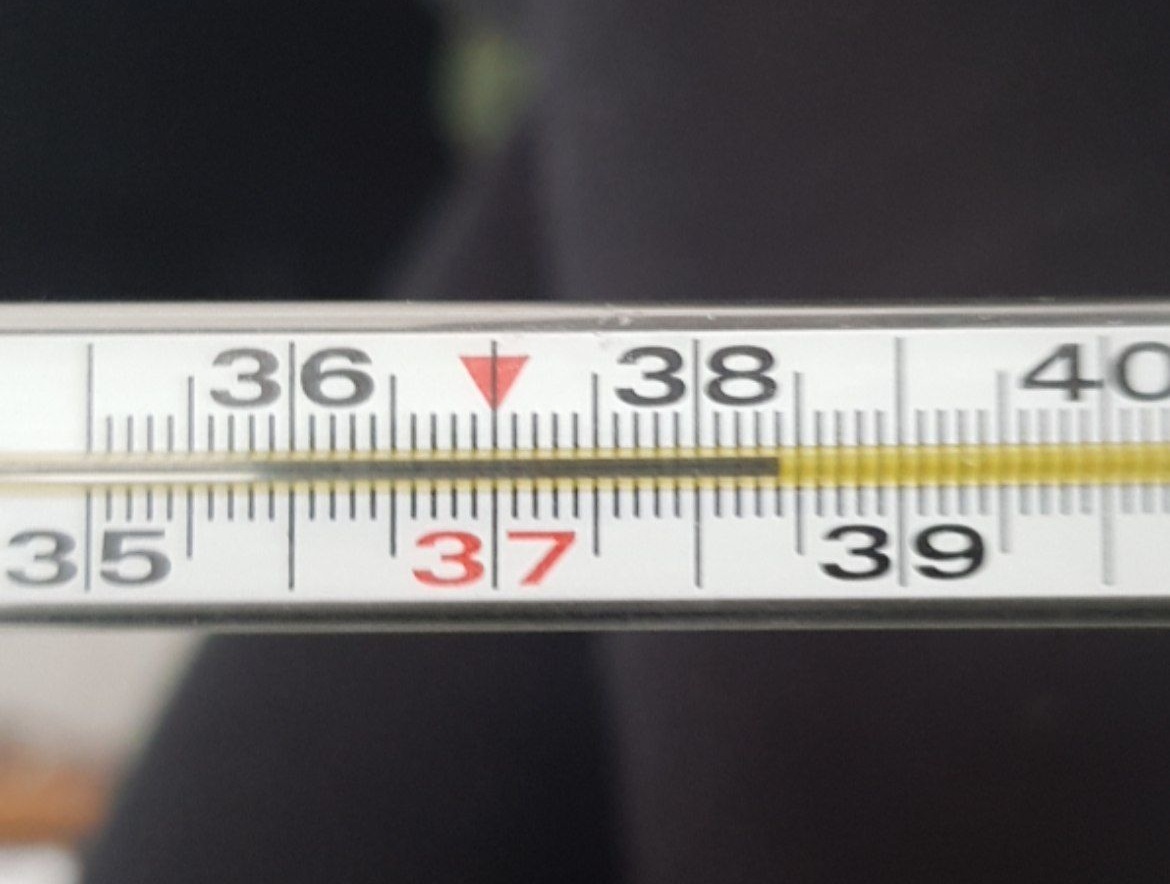 Фото градусника с температурой 38 в руке мужские