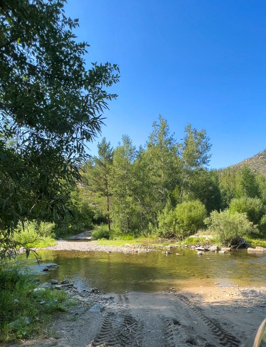 Асу-Булак - Нижние Таинты  дорога