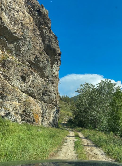 Асу-Булак - Нижние Таинты  дорога